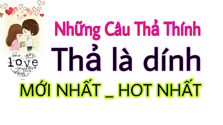 Những câu thả thính crush trai