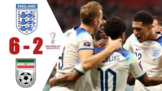 England vs Iran 6 - 2   Extеndеd Hіghlіghts & All Gоals 2022 HD