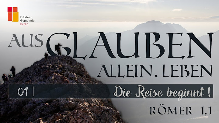 Die Reise beginnt | Römer 1,1 | Florian Schoffke