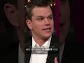 Matt Damon&#39;s Impression of Matthew McConaughey is SPOT ON😂