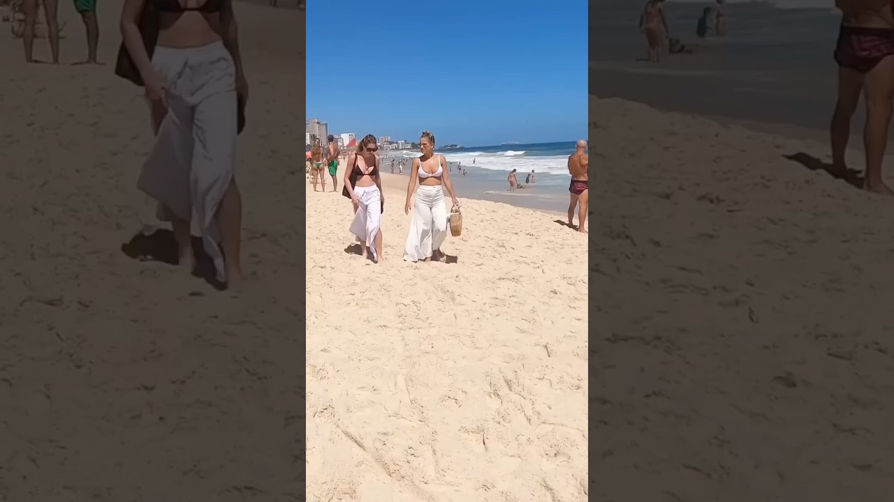 🇧🇷 İpanema Beach in Rio de Janeiro🌴BRAZİL