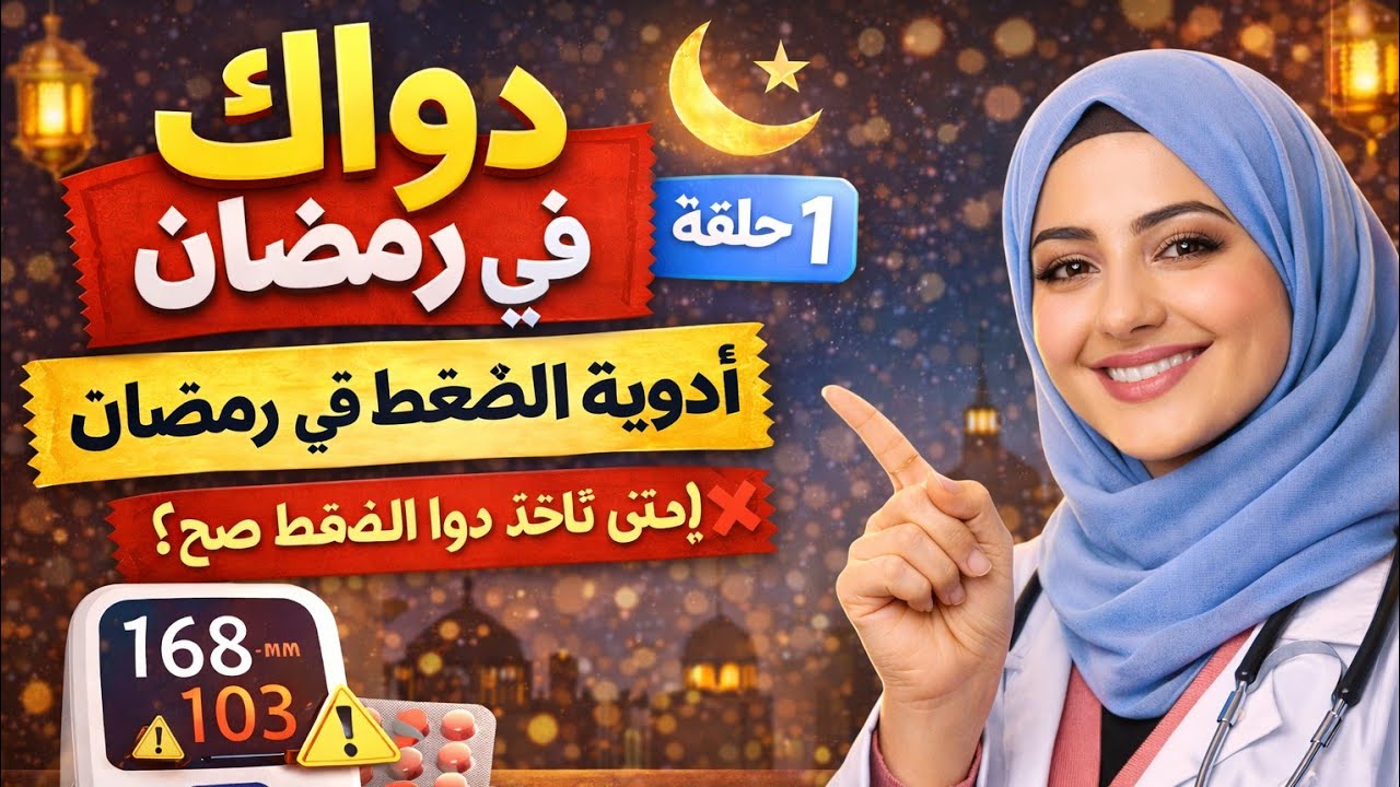 أخطر غلطة لمرضى الضغط في رمضان | إمتى تاخد دوا الضغط صح؟ | الحلقة 1 ...