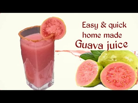 guava juice recipe | homemade guava juice | how to make guava juice | amrood