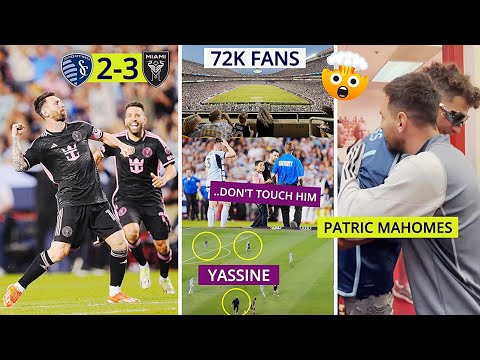 🤯Arrowhead Stadium 72K Rival Fans &amp; Celebrities&#39;  Reaction to Messi GOLAZO GOAL vs Sporting KC!