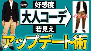 【超保存版】－5歳若見えするコツをプロが解説！【春コーデ】【メンズファッション】【ネイビージャケット】【ナイロンジャケット】【スウェットパンツ】