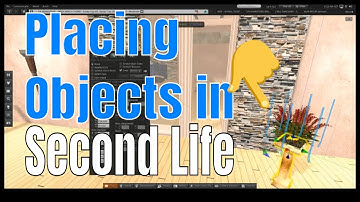 Placing, Copying and Moving your Objects in a Virtual World Second Life
