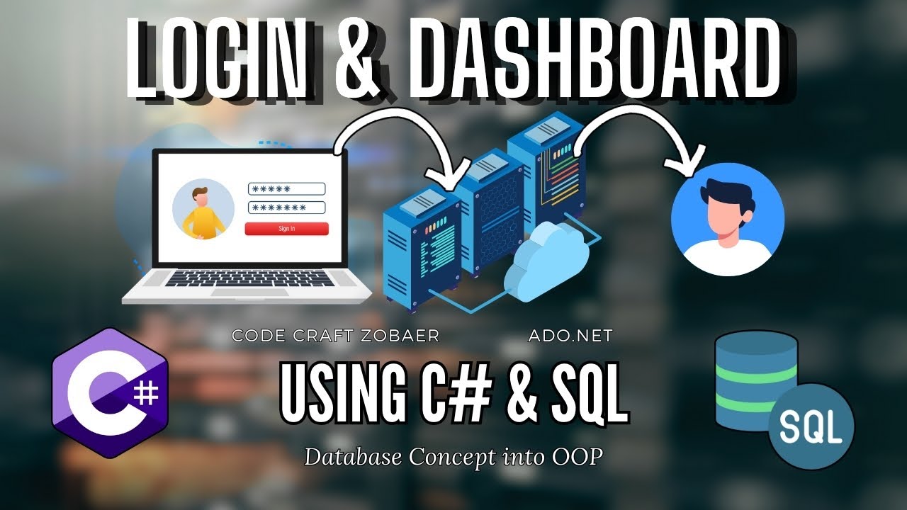 Creating a Login & Dashboard System with ADO.NET (C#) | Login & Display ...