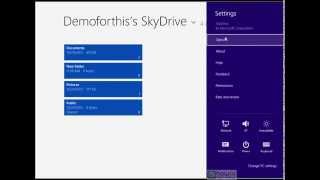 How to use the Windows Skydrive metro app screenshot 5