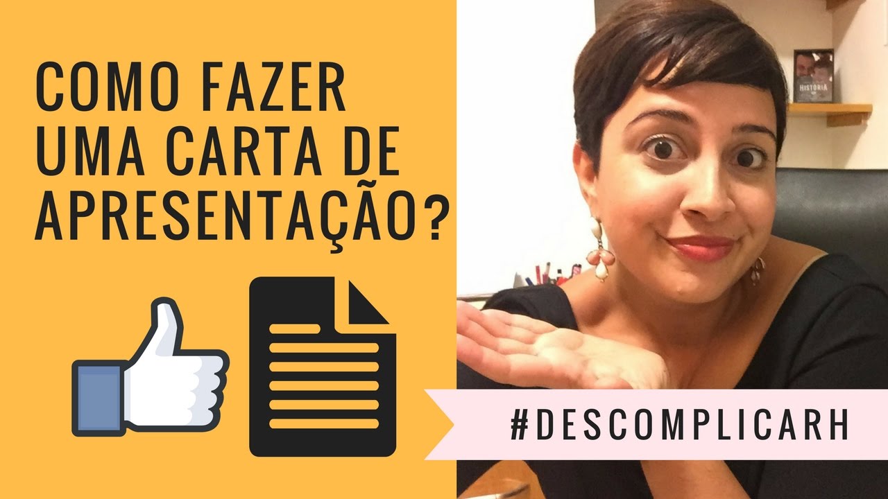 Carta de Apresentação - Como preparar? - YouTube