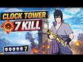7 Kills at Clock Tower 🔥 BOOYAH Gameplay | DeluxeXgamerz12