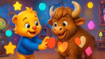 Learn Shapes with Animals 🐠 | Fun Shape Matching Game for Kids