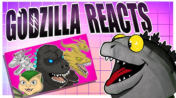 GODZILLA REACTS| ♪ GODZILLA VS KING GHIDORAH THE MUSICAL - Animated Song
