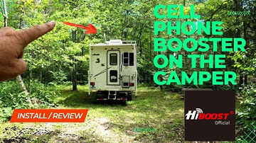 Installation and Review of Cell Booster in Truck Camper