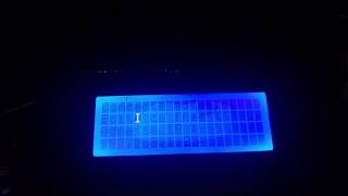 Test LCD 4x20 Web server
