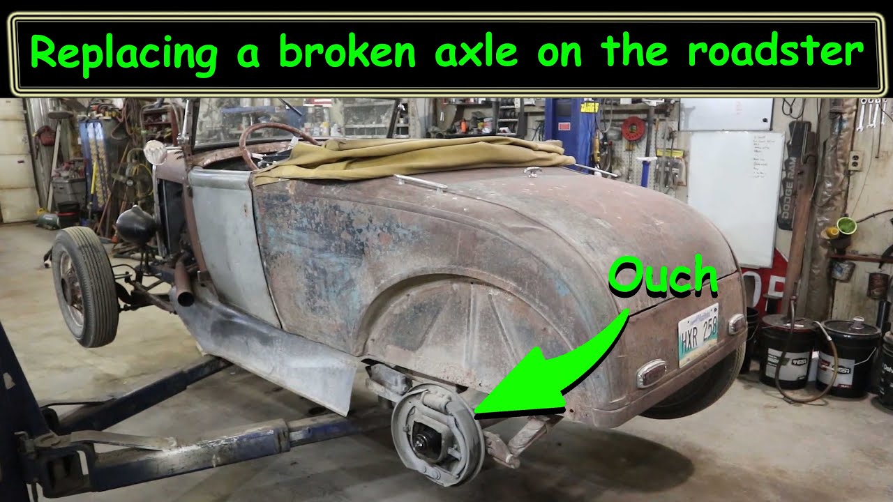 1931 Model A roadster axle replacement - YouTube