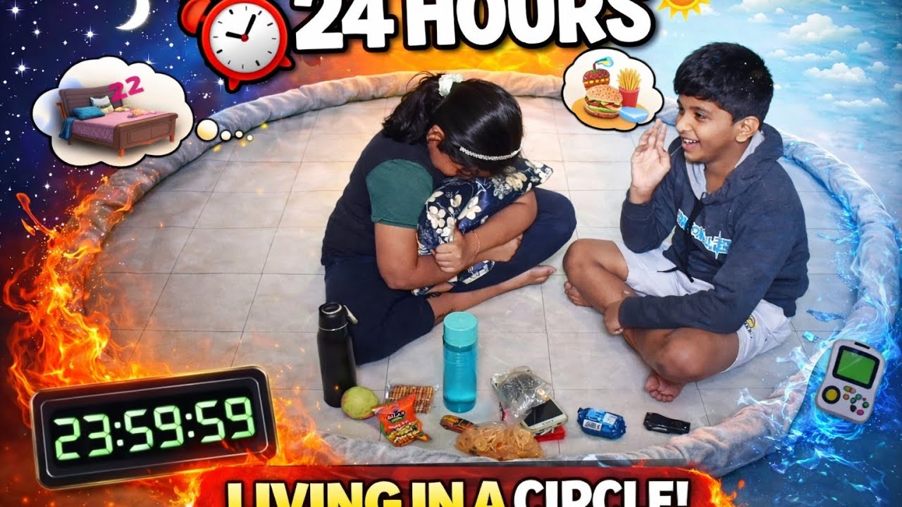24 hours living in a circle challenge. 
