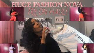 HUGE FASHION NOVA TRY ON HAUL!