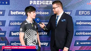 OG flameZ - Interview before MATCH vs FaZe | BLAST Premier Fall 2022 | CSGO