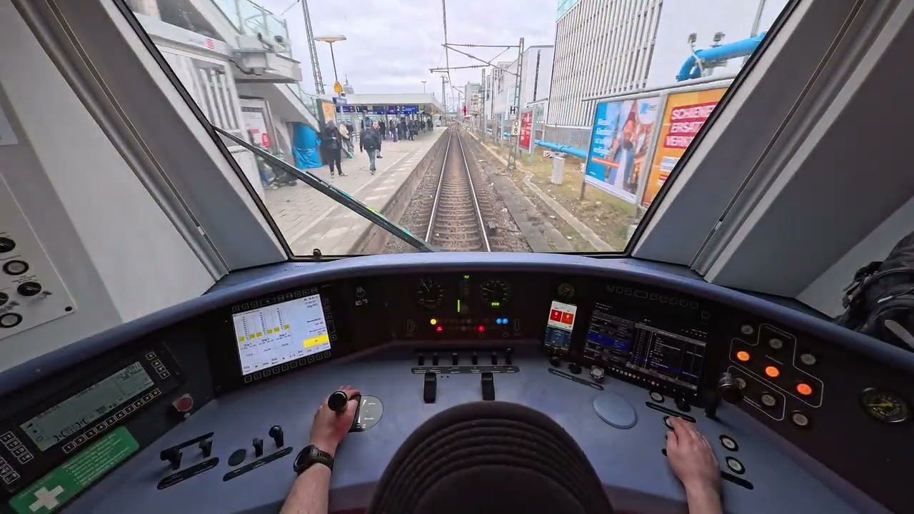 Führerstandsmitnahme S-Bahn München S8 Ostbahnhof - Herrsching BR423 26.02.2025