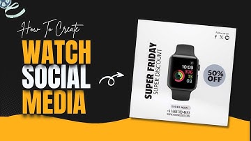 Brand Advertisement Social Media Post Design In VistaCreate | Men Wrist Watch