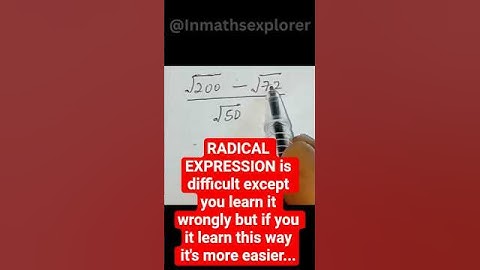Master Simplifying Radical Expressions | Learn How to Simplify Any Radical Easily