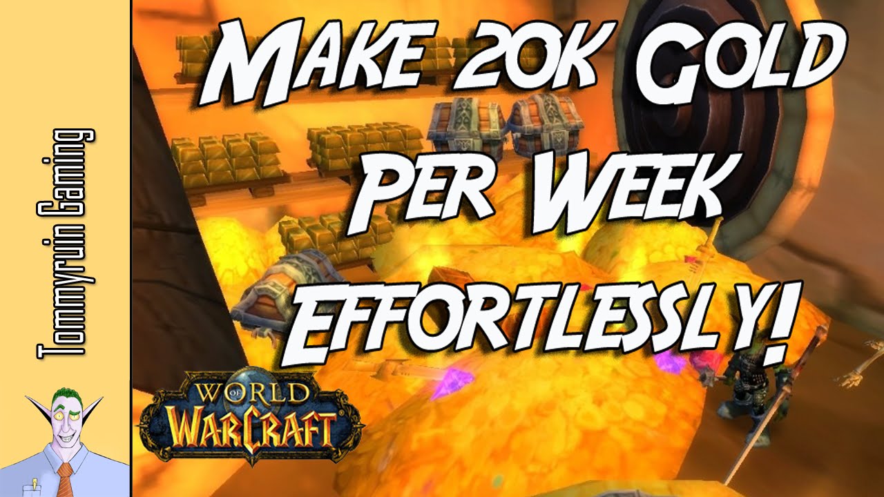 [WoW] 5 Ways To Effortlessly Make Goldcap Before Legion
