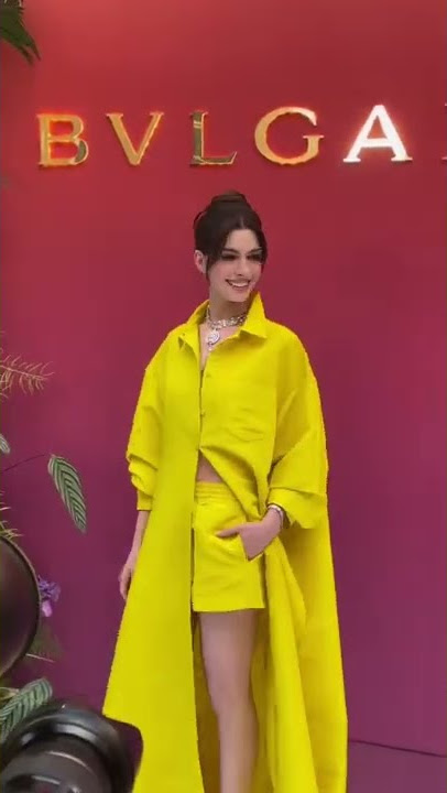 Anne Hathaway at BVLGARI’s Eden The Garden of Wonders Event. #annehathaway