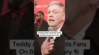 ‘It Bothers Me!’ Teddy Atlas Gives Boxing Fans A History Lesson 👏