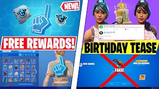 New free fncs rewards! (early gameplay) fortnite birthday reward
tease, molten revenge pickaxe scam!