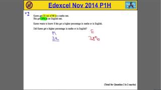 Edexcel Maths P1 Nov 2014 Higher Q2