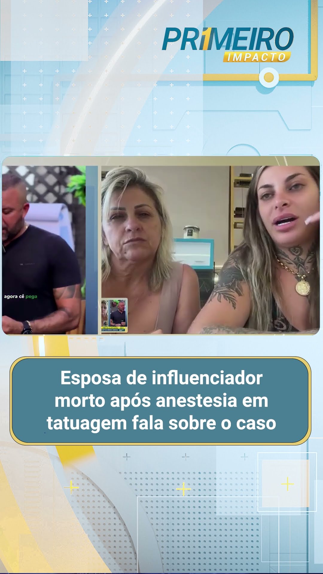 Esposa de influencer morto após anestesia em tatuagem fala sobre o caso
