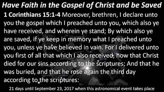 Revelation 12 Countdown: 21 days 9/2/2017