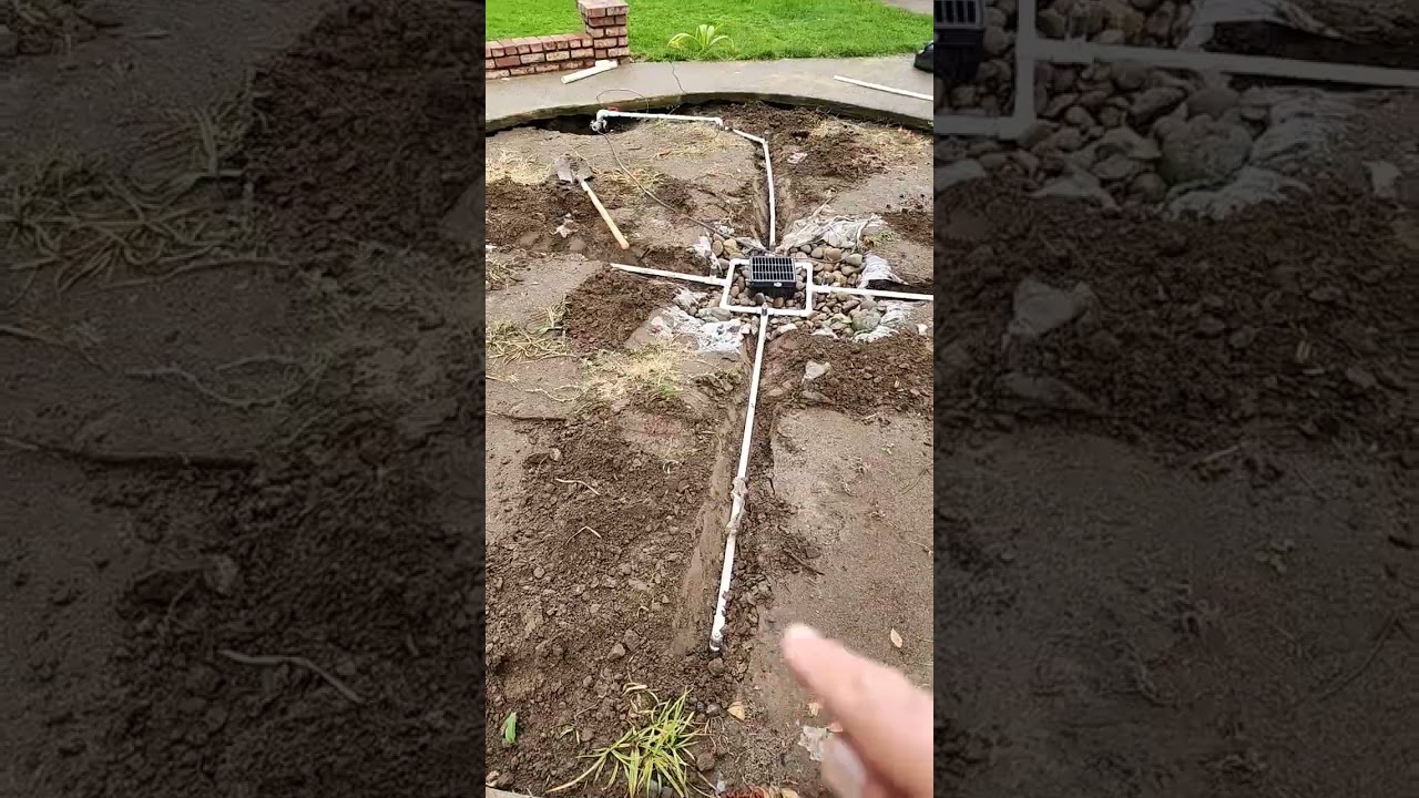 Backyard home made splash pad!