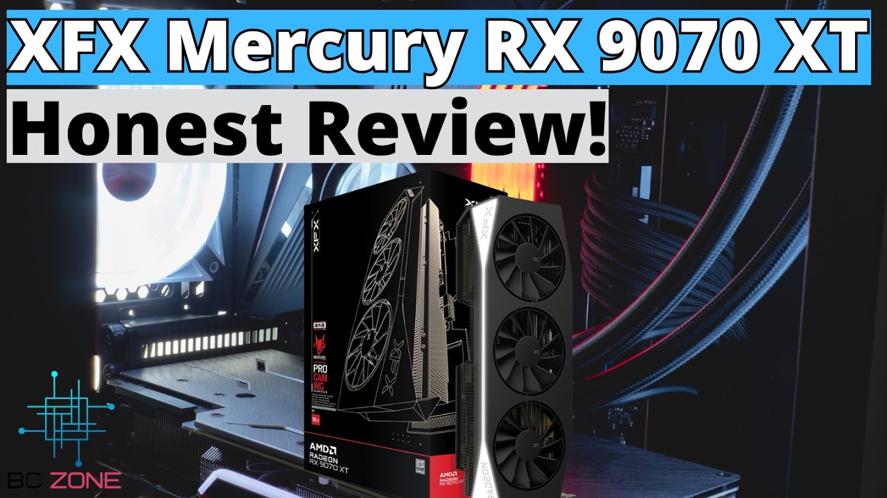 Краткий обзор XFX Mercury RX 9070 XT: лучшая видеокарта RX 9070 XT