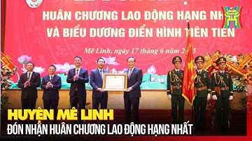 Huyện Mê Linh đón nhận Huân chương Lao động hạng Nhất | Tin tức