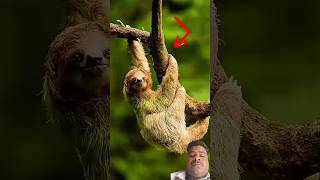 The World's Laziest Animal  Sloth Facts #shorts​ #shortsfeed​ #shorts​ #viral​