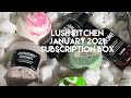 Lush January 2021 Kitchen subscription box unboxing