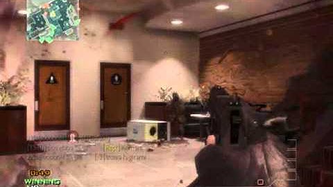 MW3 - Infected On Arkaden - Throwing Knife Kill Before M.O.A.B. Death