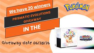 Prismatic Evolutions Giveaway results + the NEW giveaway - #pokemon