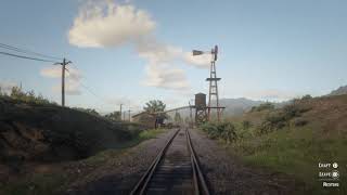 Rear Train First Person View Red Dead Redemption 2