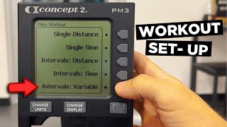 How to Set Custom Workouts on the Concept 2 Rower