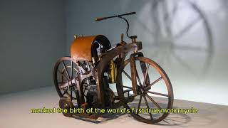 First motorcycle in history - The Daimler Reitwagen