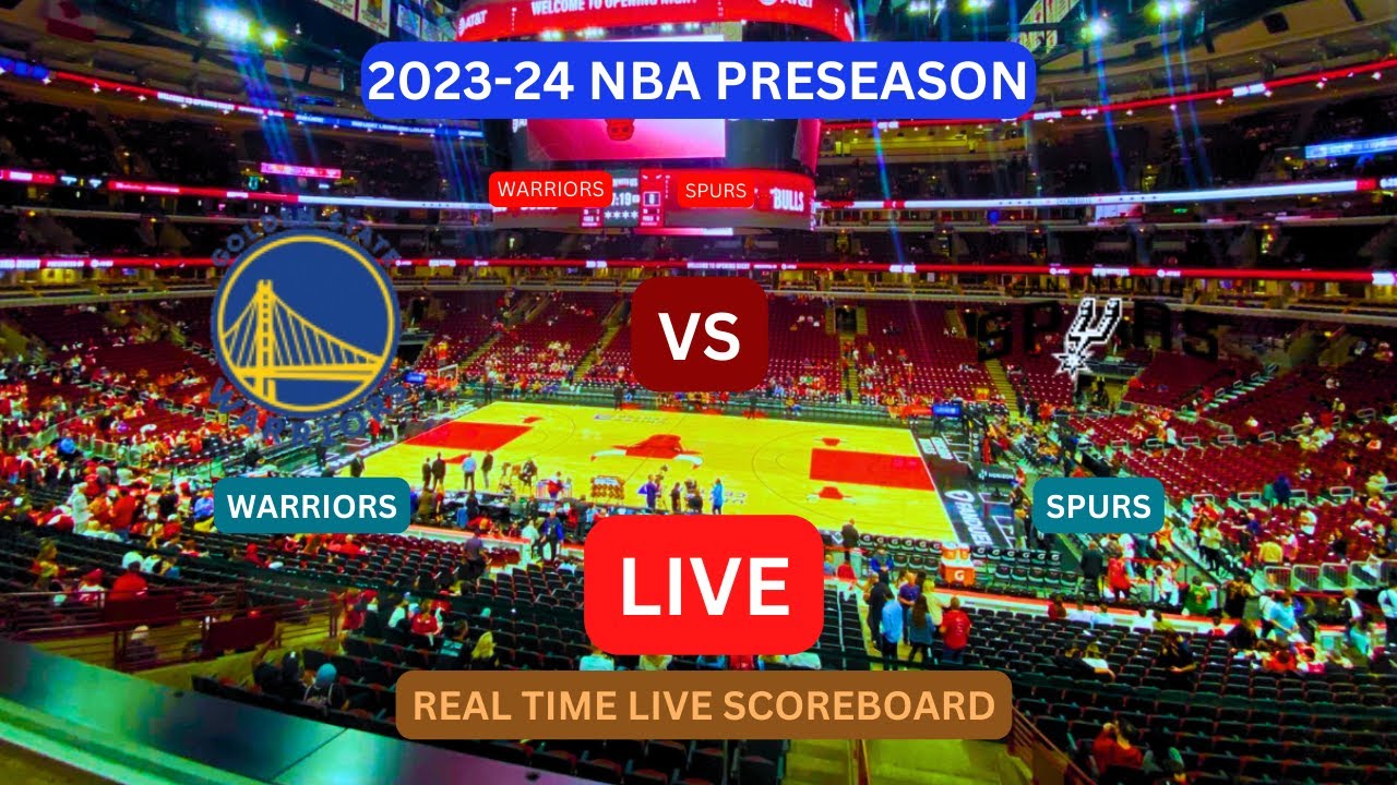 Warriors Vs Spurs LIVE Score UPDATE Today Basketball 202324 NBA