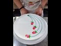 Large Circle Decoration Painting Process Learning to Paint from Scratch