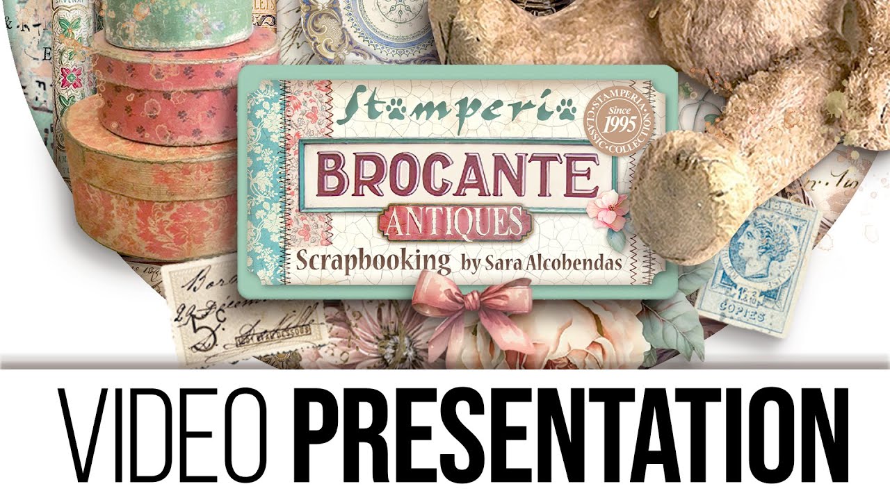 Stamperia Brocante Antiques 5.5X5.5 Decorative Chips: Patterns (SCB2 –  Only One Life Creations