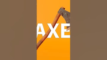 Make Axe in Blender & Substance- video check on channel #speedtree  #3dart #timelapse #environment