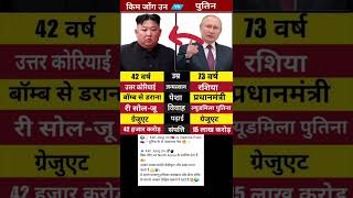 Kim Jong Unvs Vladimir Putinदुनिया के दो ताकतवर नेता #indianpolitics 😱🔥