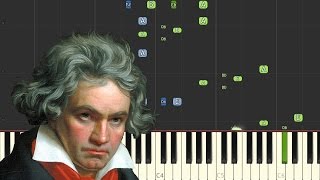 Beethoven: Piano Sonata No.2, Op.2 No.2, 3rd Movement (Scherzo) | [Piano Tutorial] - Synthesia