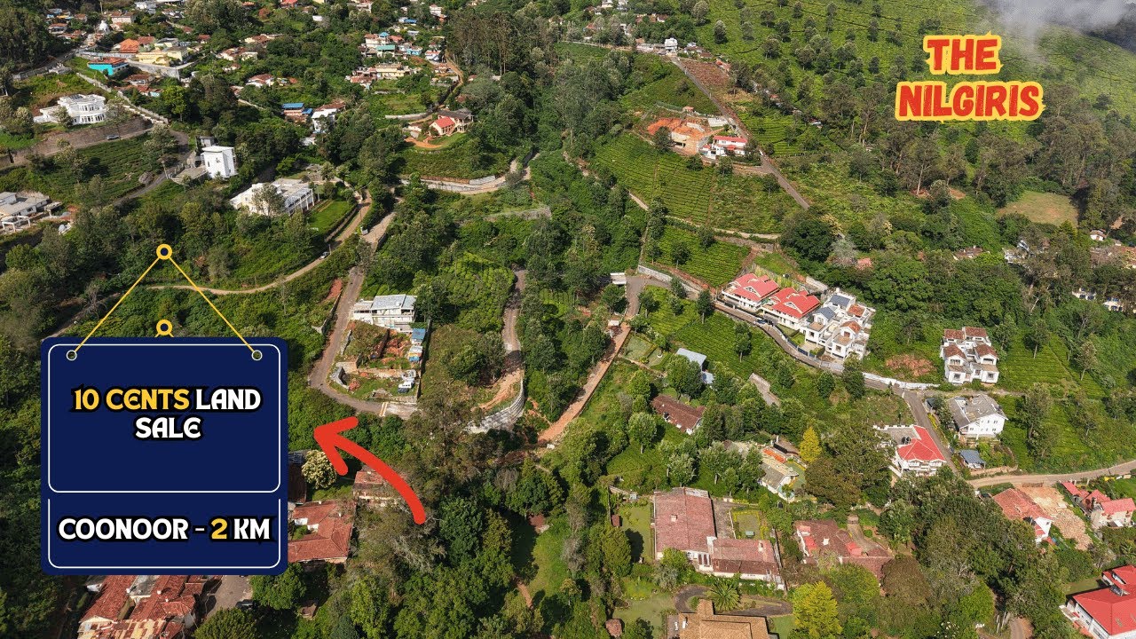 10 Cent Land Sale Coonoor | 🏡Residential Plot for sale in Coonoor l Land Sale Ooty, Nilgiris