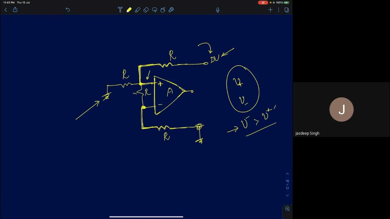 OC Lecture 6 Analysing Opamp circuits with both positive and negative